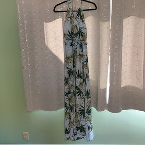 Never worn pink lily maxi dress/romper